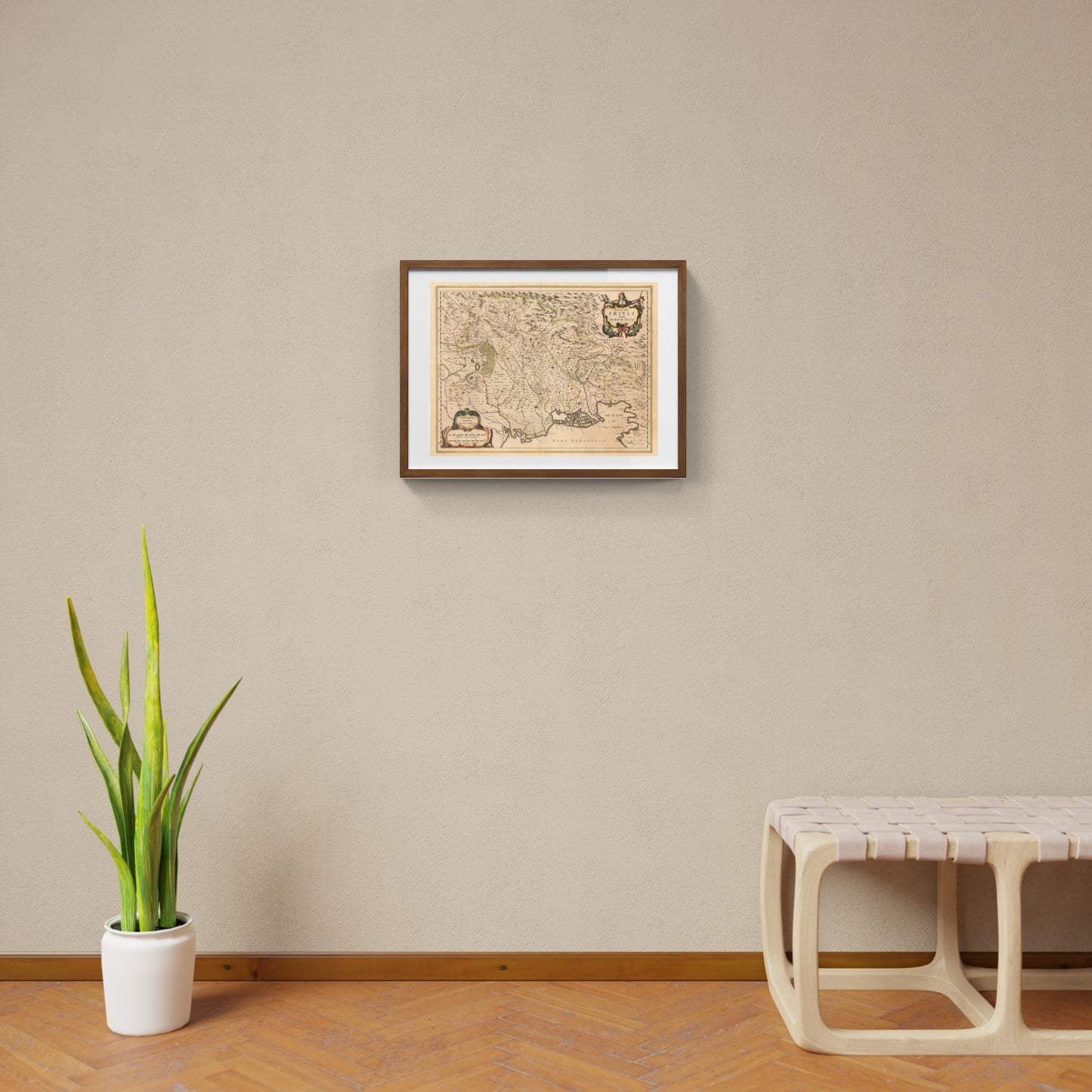 Mappa dell'antico Friuli di Jan Jansson