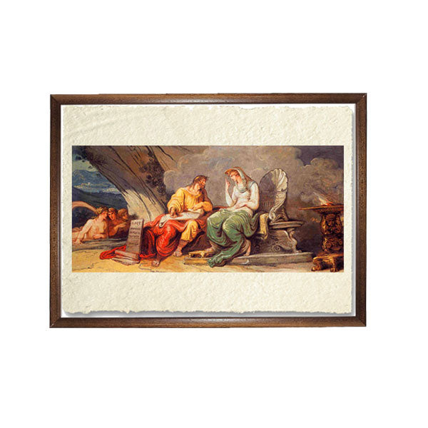 Numa Pompilius speaks with the nymph Egeria
