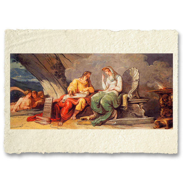 Numa Pompilius speaks with the nymph Egeria