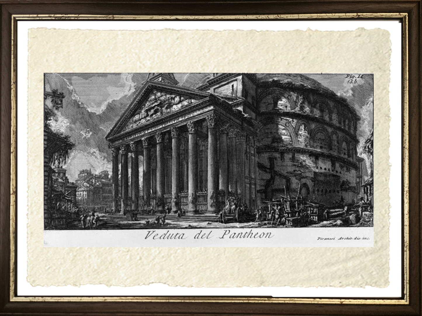 Pantheon, riproduzione di Giovanni Battista Piranesi