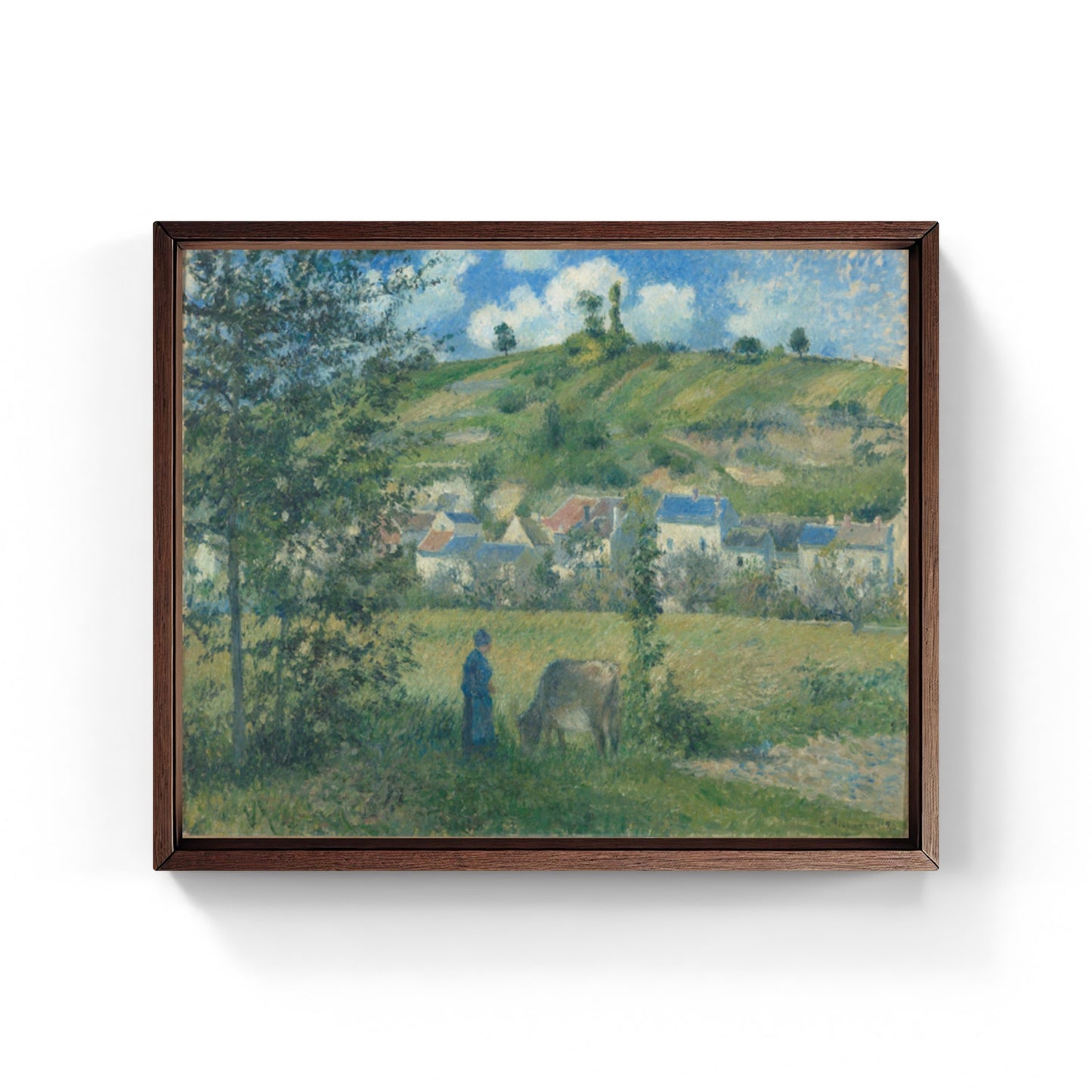 Landscape at Chaponval, 1880 by Camille Pissarro