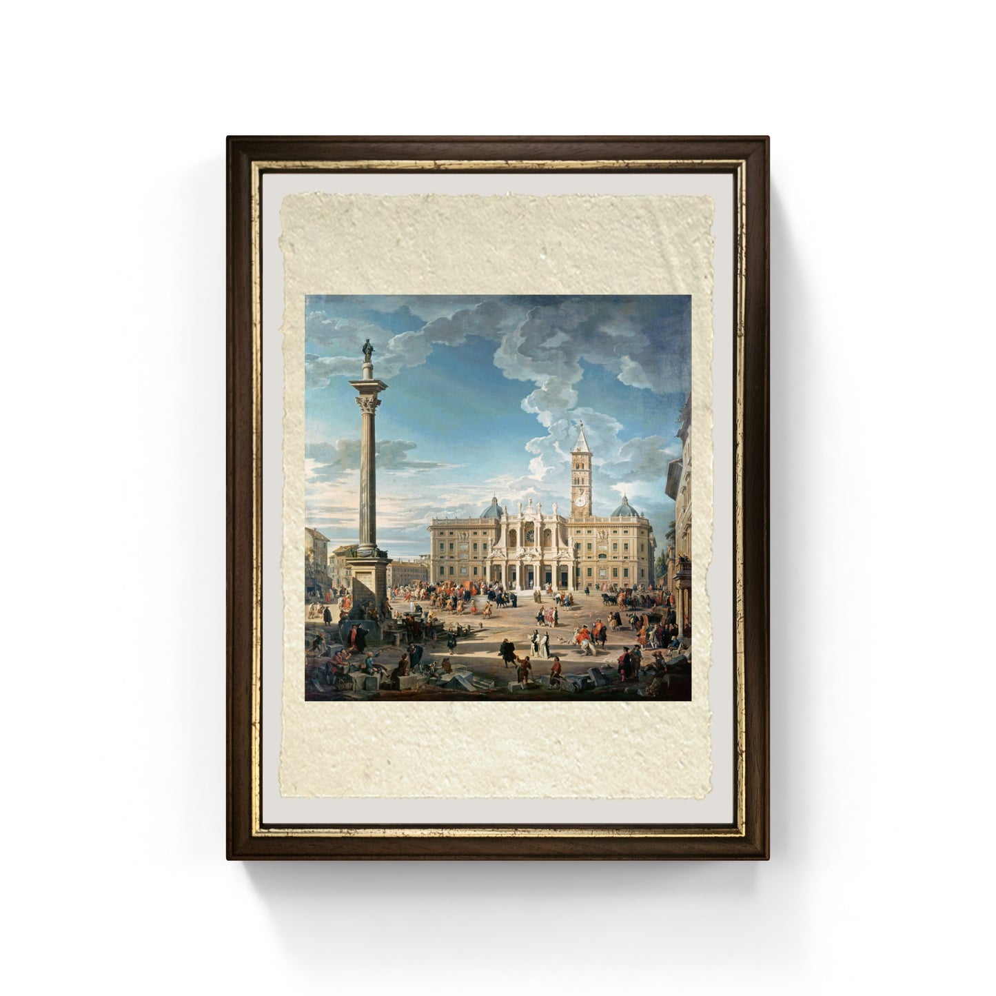 La Piazza Santa Maria Maggiore di Pannini