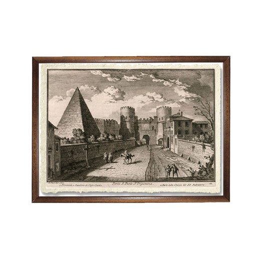 Porta San Paolo con Piramide Cestia