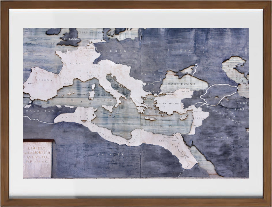 Map of the Roman Empire at the death of Augustus