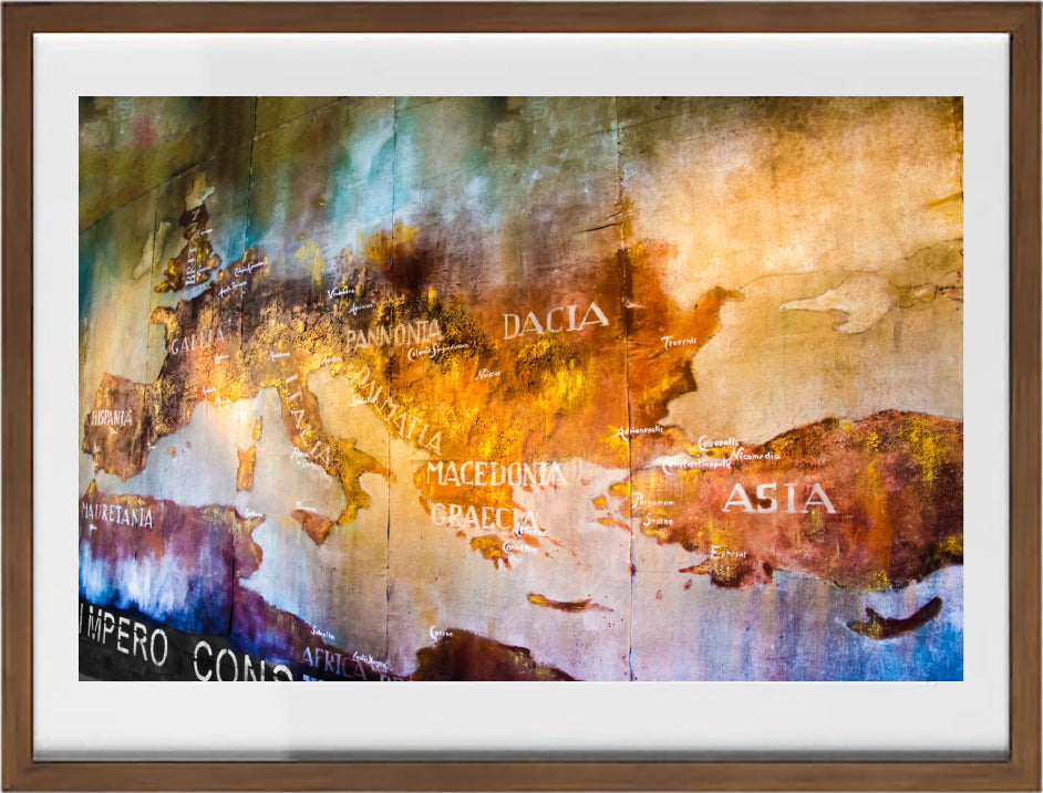 Artistic Map: The Roman Empire dominates Europe