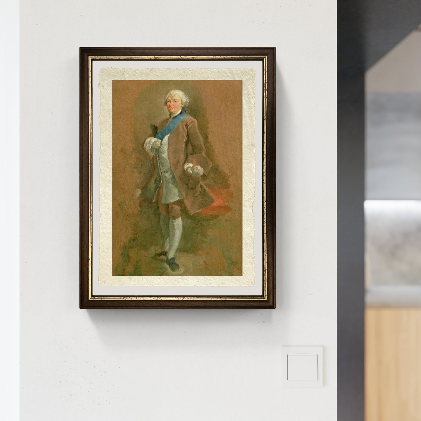 Ritratto Duca di Choiseul di Pannini muro