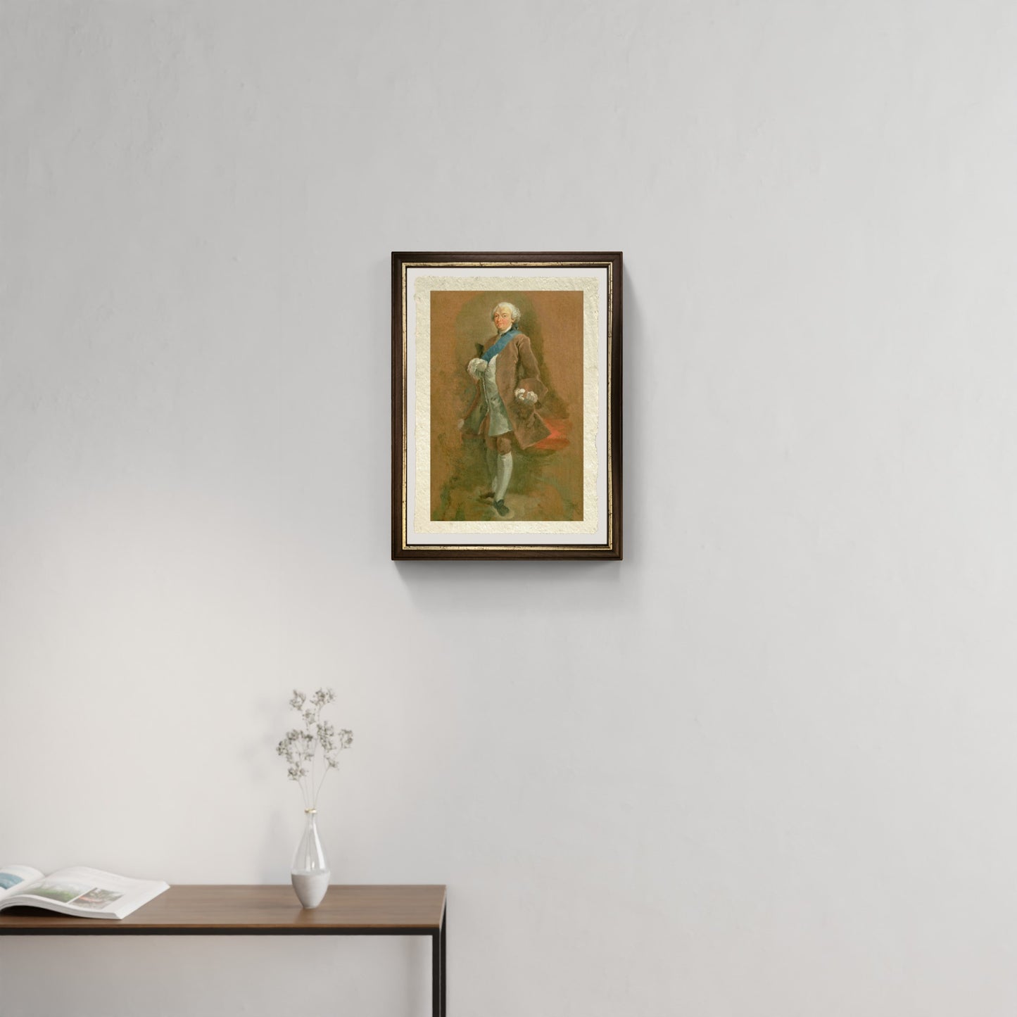 Ritratto Duca di Choiseul di Pannini sala