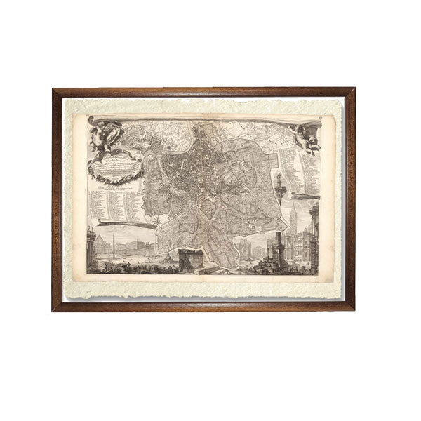 Mappa di Roma di Giovanni Battista Piranesi 1748