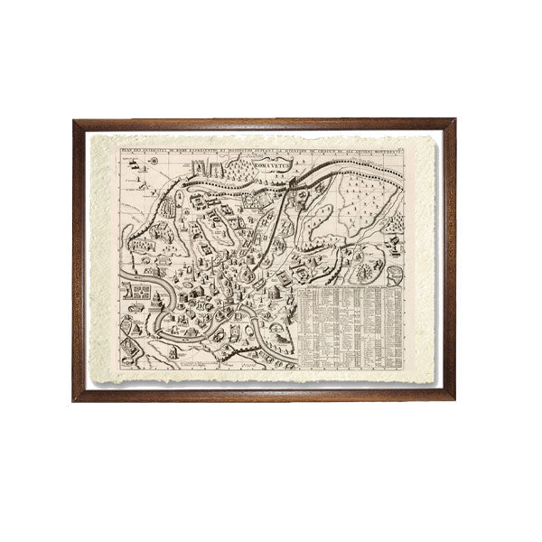 Roma vetus: mappa delle antichità di Roma