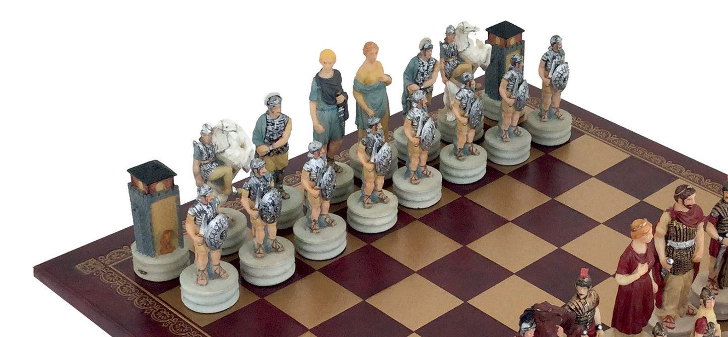 Complete chessboard Romans against Greeks