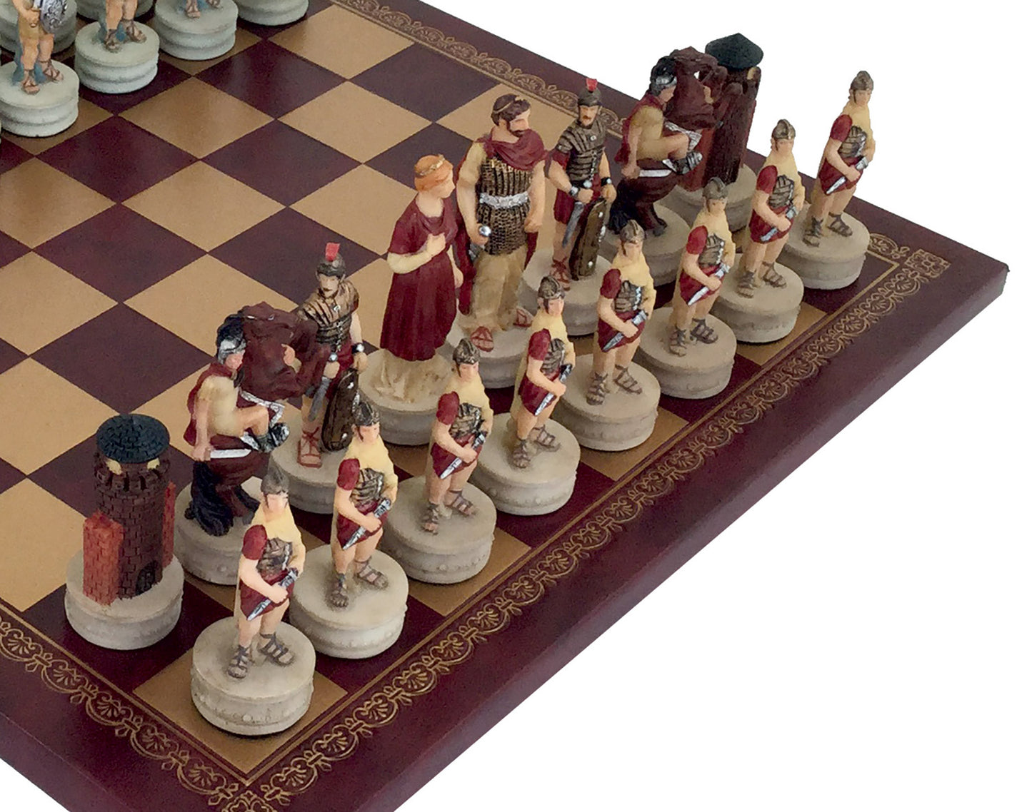 Complete chessboard Romans against Greeks