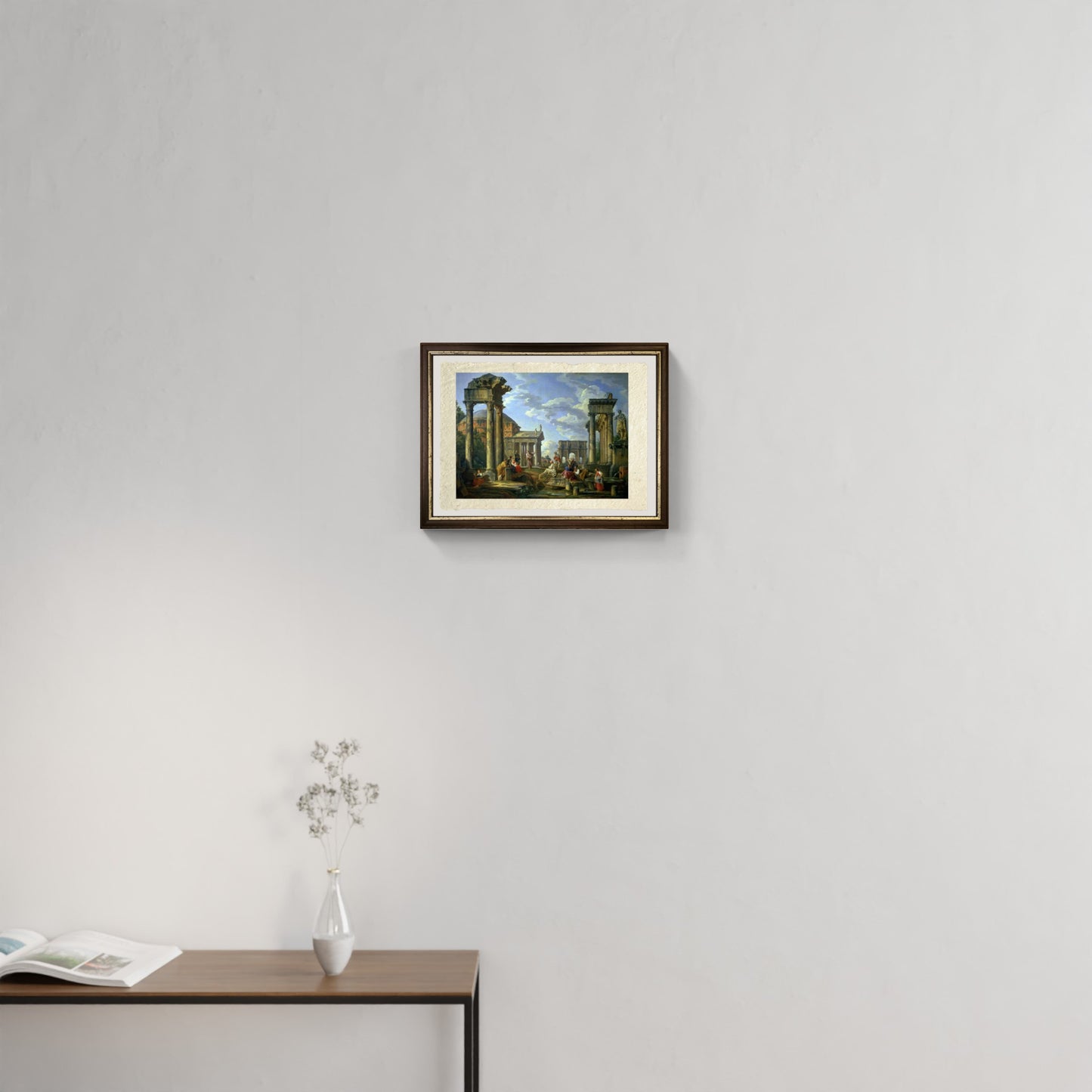 Rovine romane con un profeta di Pannini sala