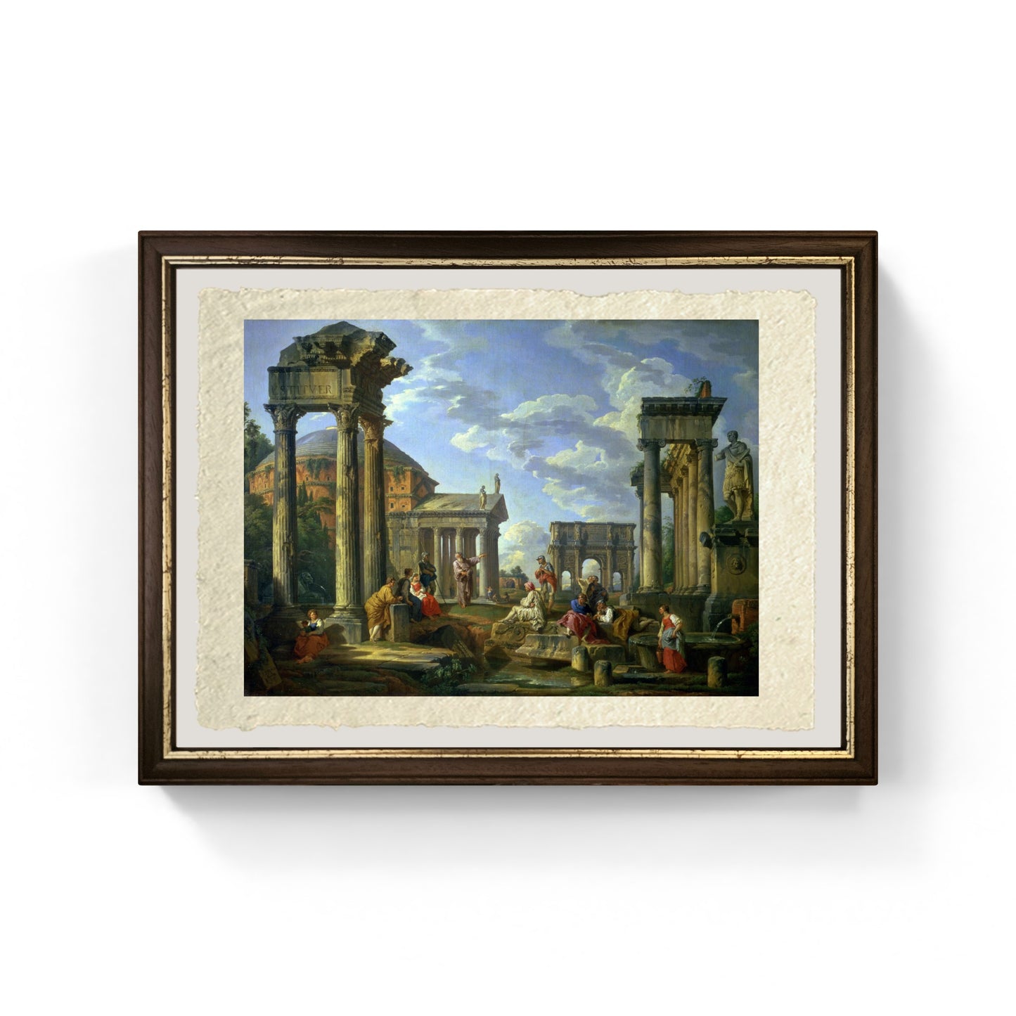 Rovine romane con un profeta di Pannini