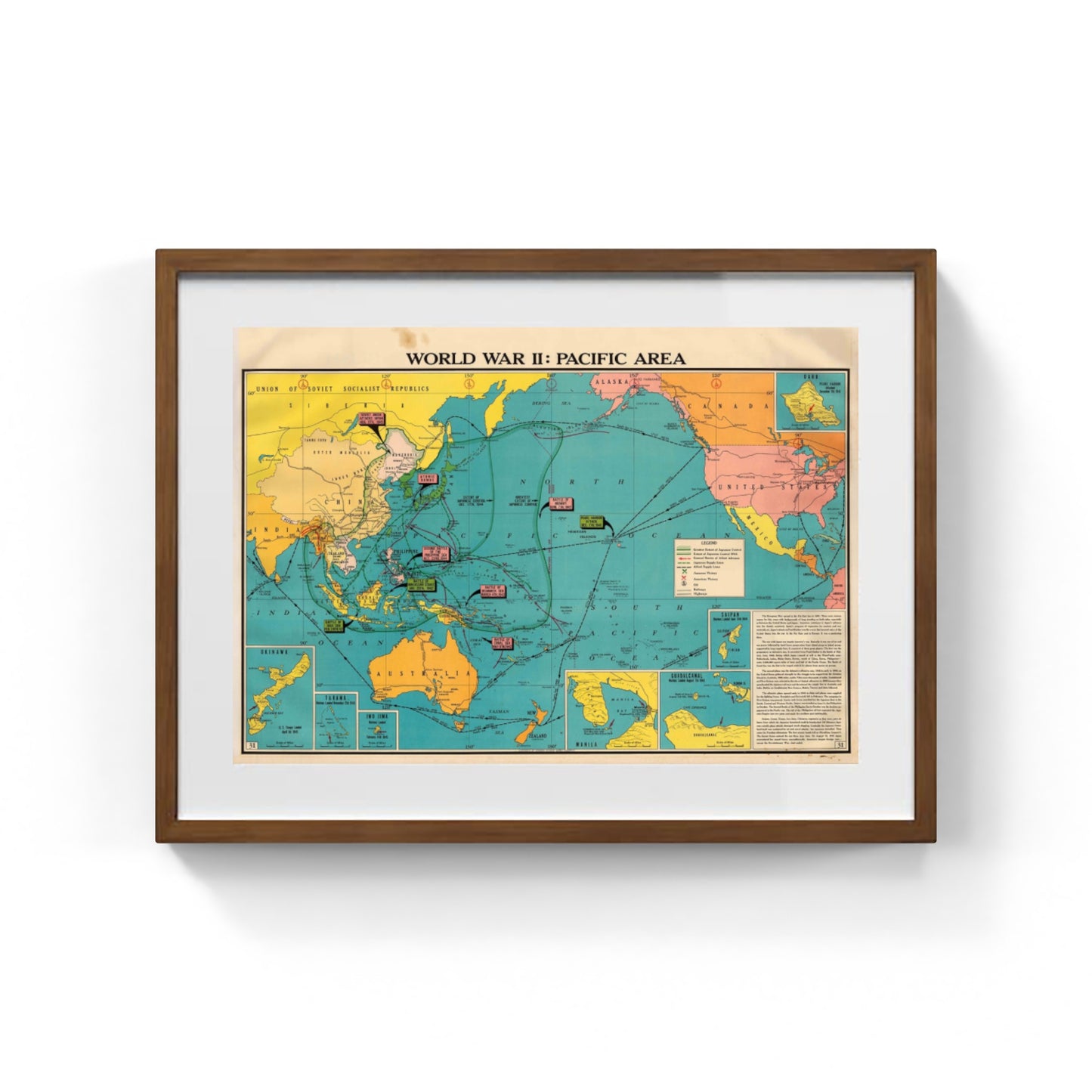 World War II: Pacific Area by Franklin Scott