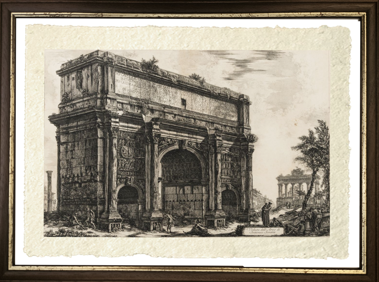 Arco di Settimio Severo, riproduzione di Giovanni Battista Piranesi