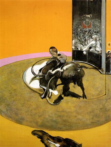 Study for a bullfight di Francis Bacon su pregiata carta Amalfi