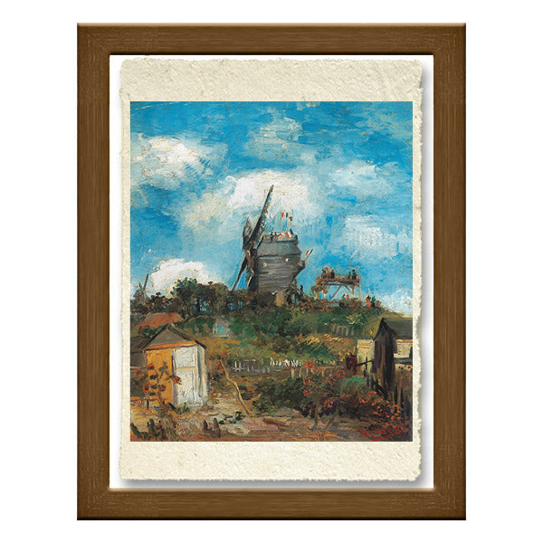 Moulin de la Galette, Van Gogh. Reproduction