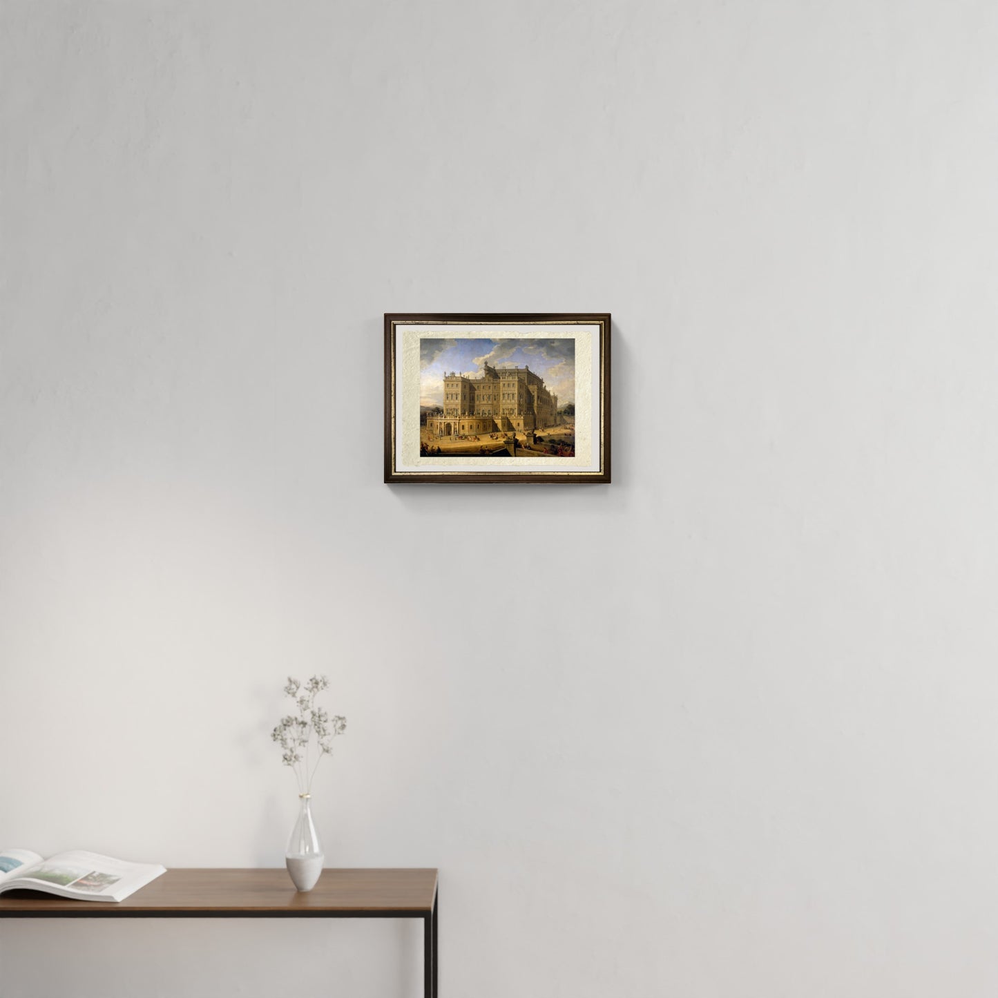 Veduta del Castello di Rivoli di Pannini nel tuo studio