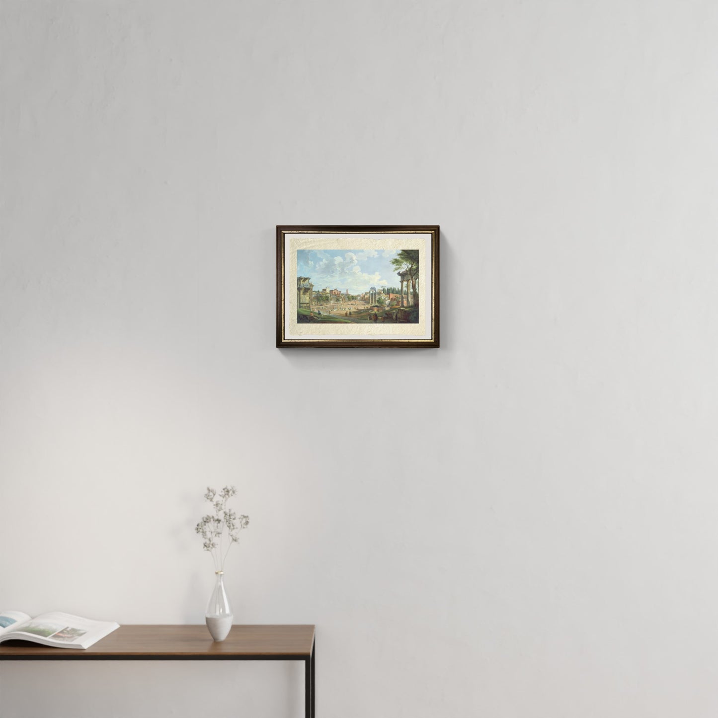 Veduta del Foro Romano di Pannini sala