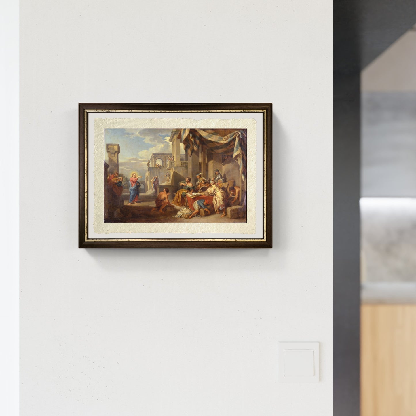 La vocazione di San Matteo di Pannini muro