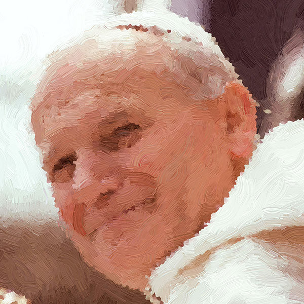 John Paul II smiling