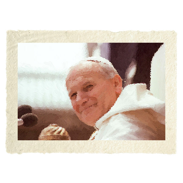 John Paul II smiling