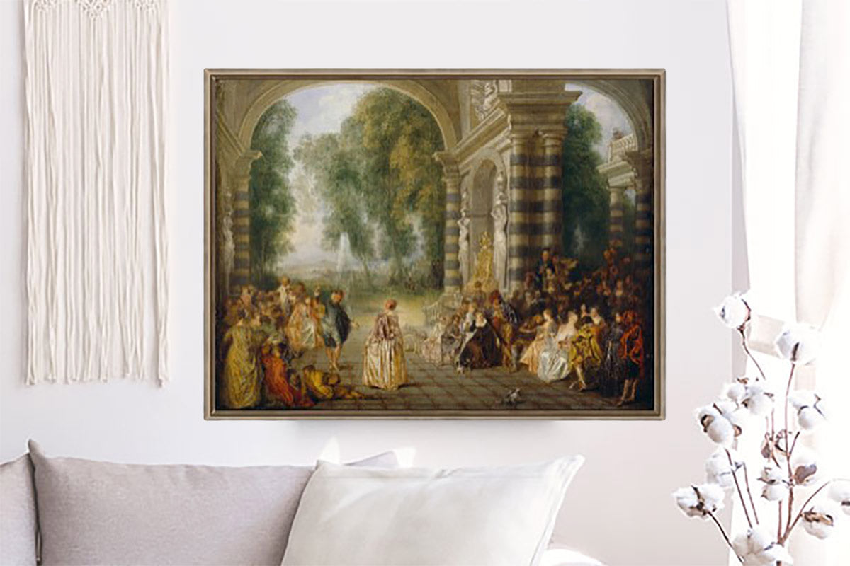 Les Plaisirs du Bal by Antonio Watteau