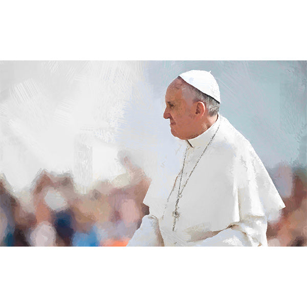 Papa Francesco tra la folla