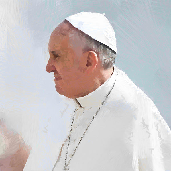 Papa Francesco tra la folla