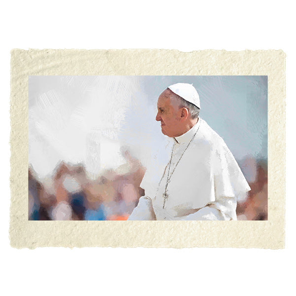 Papa Francesco tra la folla