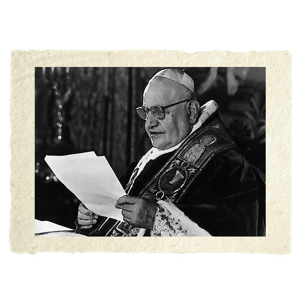 Pope John XXIII in his study