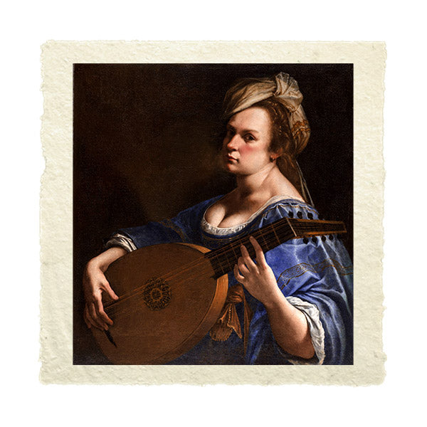 Self-portrait as a lute player, Artemisia Gentileschi