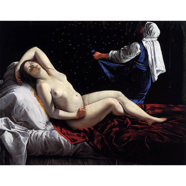 Danaë, Artemisia Gentileschi. Amalfi map reproduction