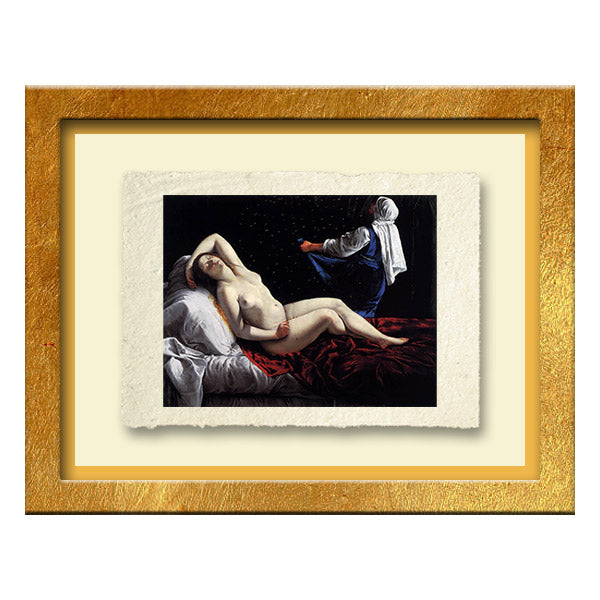 Danaë, Artemisia Gentileschi. Amalfi map reproduction