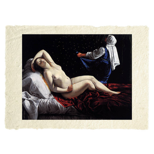 Danaë, Artemisia Gentileschi. Amalfi map reproduction