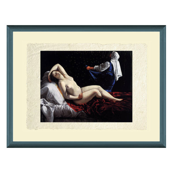 Danaë, Artemisia Gentileschi. Amalfi map reproduction