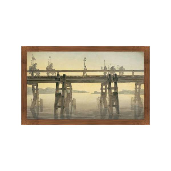 Il ponte di Cesare sul Reno di John Soane del 1814