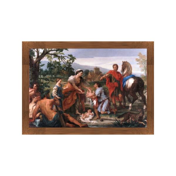 Maratta Carlo, Faustolo entrusts Romulus and Remus to his wife Acca Larenzia