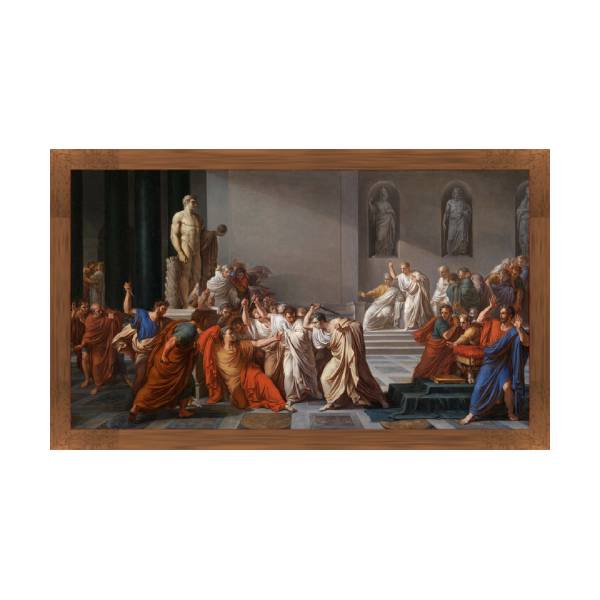 The assassination of Caesar, Vincenzo Camuccini