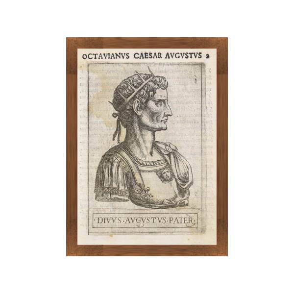 Augusto di Giovanni Battista Cavalieri, incisione
