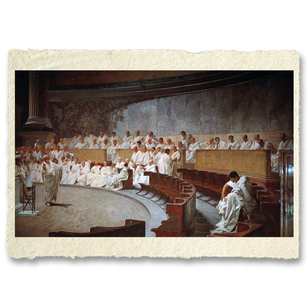 Cicero denounces Catiline by Cesare Maccari