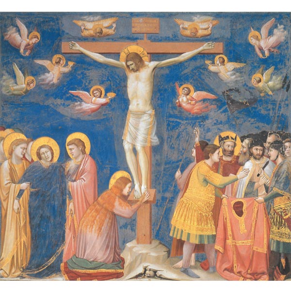 The Crucifixion, Giotto. Reproduction on Amalfi paper