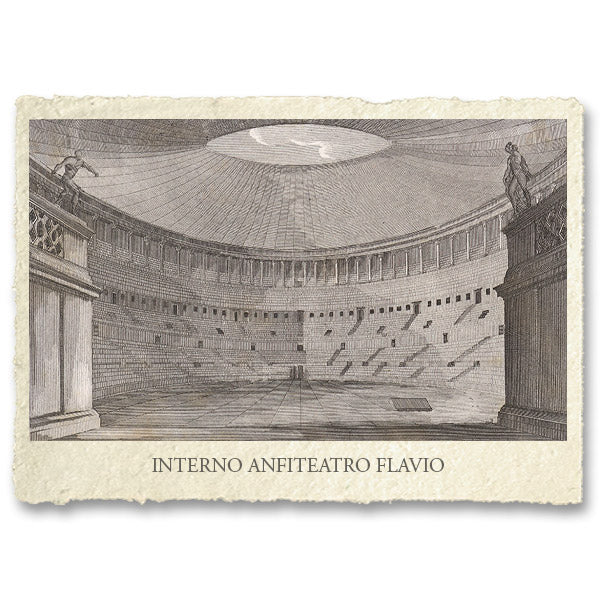 Interior of the Flavian Amphitheatre. Luigi Canina