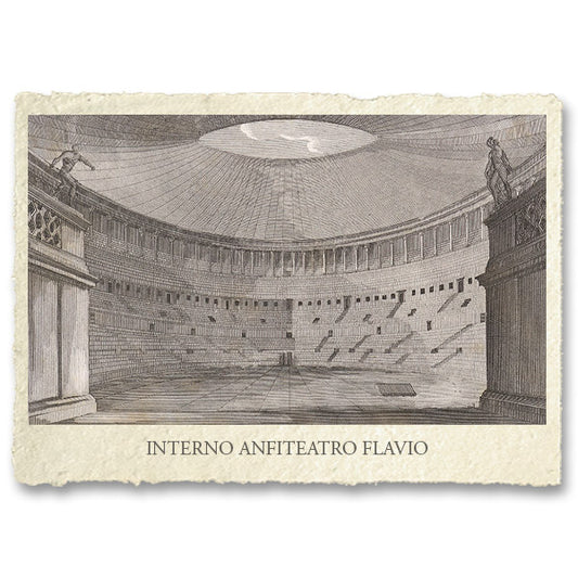 Interior of the Flavian Amphitheatre. Luigi Canina