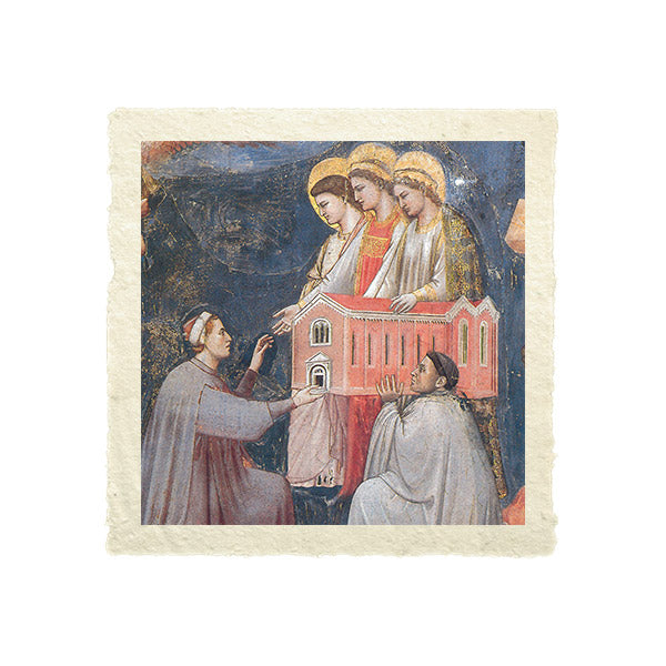 Final Judgment (detail), Giotto. Reproduction on Amalfi paper