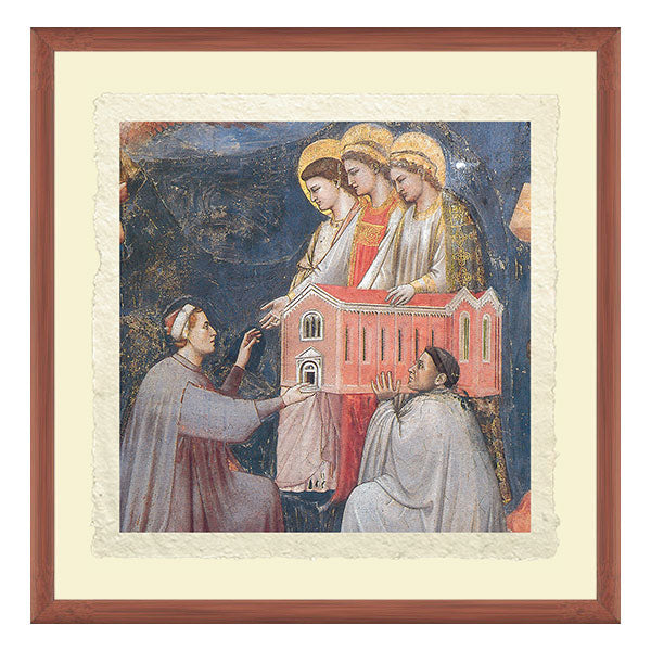 Final Judgment (detail), Giotto. Reproduction on Amalfi paper