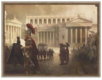 Senators and Legionaries leaving for battle