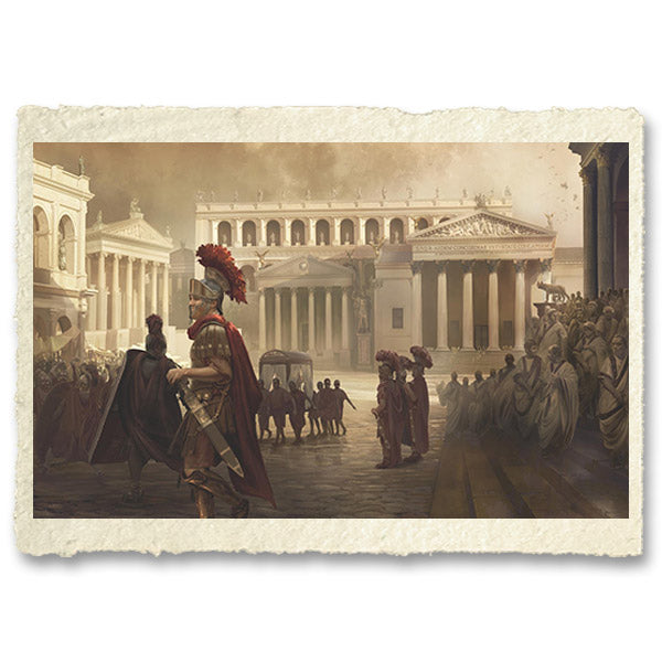 Senators and Legionaries leaving for battle