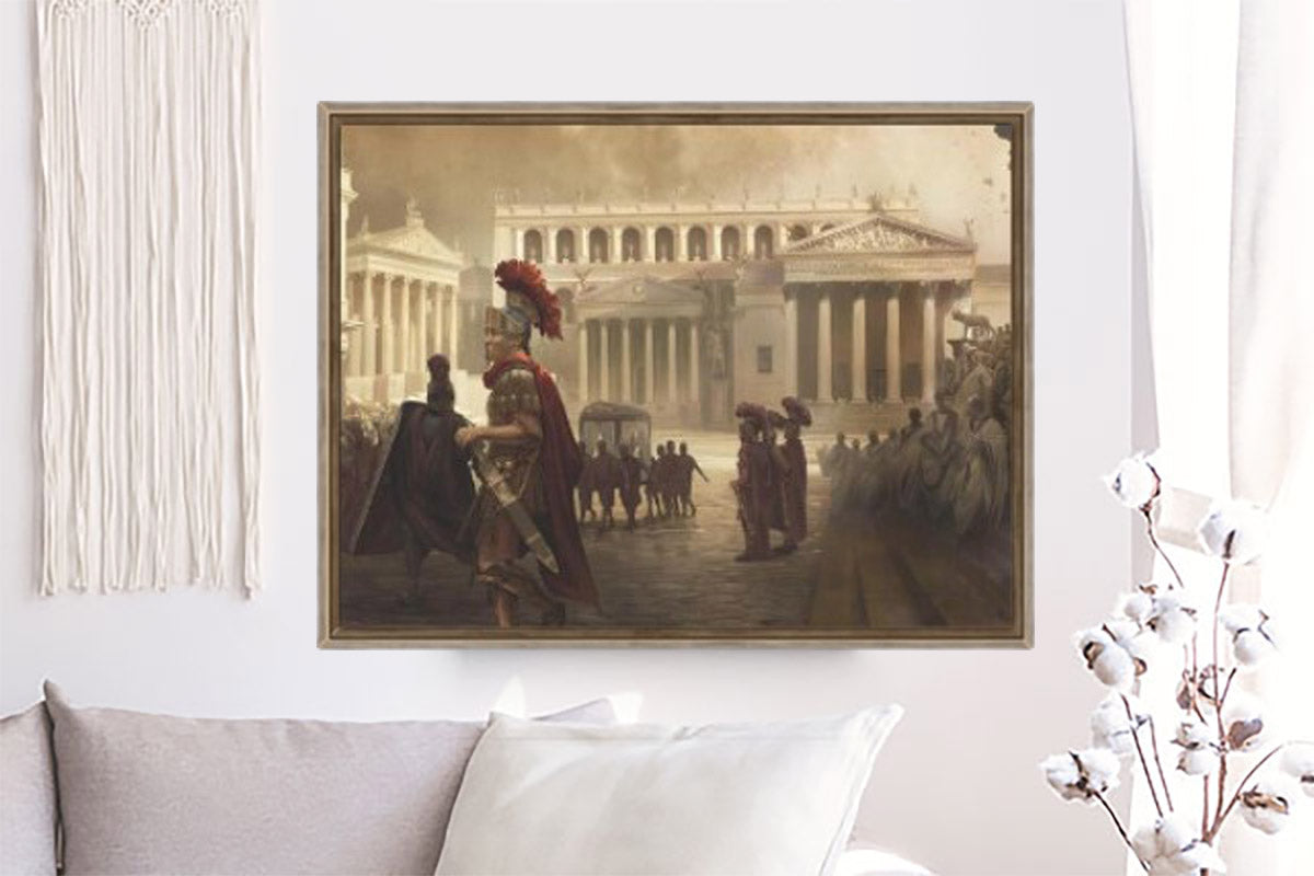Senators and Legionaries leaving for battle