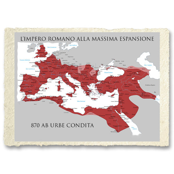 Mappa: l'impero romano alla massima espansione